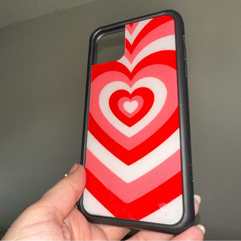 Wildflower Red Heart Peppermint Latte iPhone 11 Pro Max Case Limited Edition